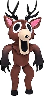 PhatMojo 99 Nights in The Forest — 12.5” Deluxe Plush — The Deer — Series 1 — Includes DLC Codes Redeemable on Roblox — Floppy Stuffed Animal Plush Toy — Officially Licensed