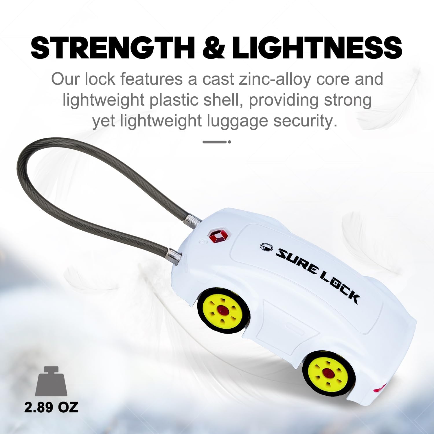 Sure Lock System Indicator Snapklik.com : SURE LOCK TSA Compatible Travel Luggage Locks ...