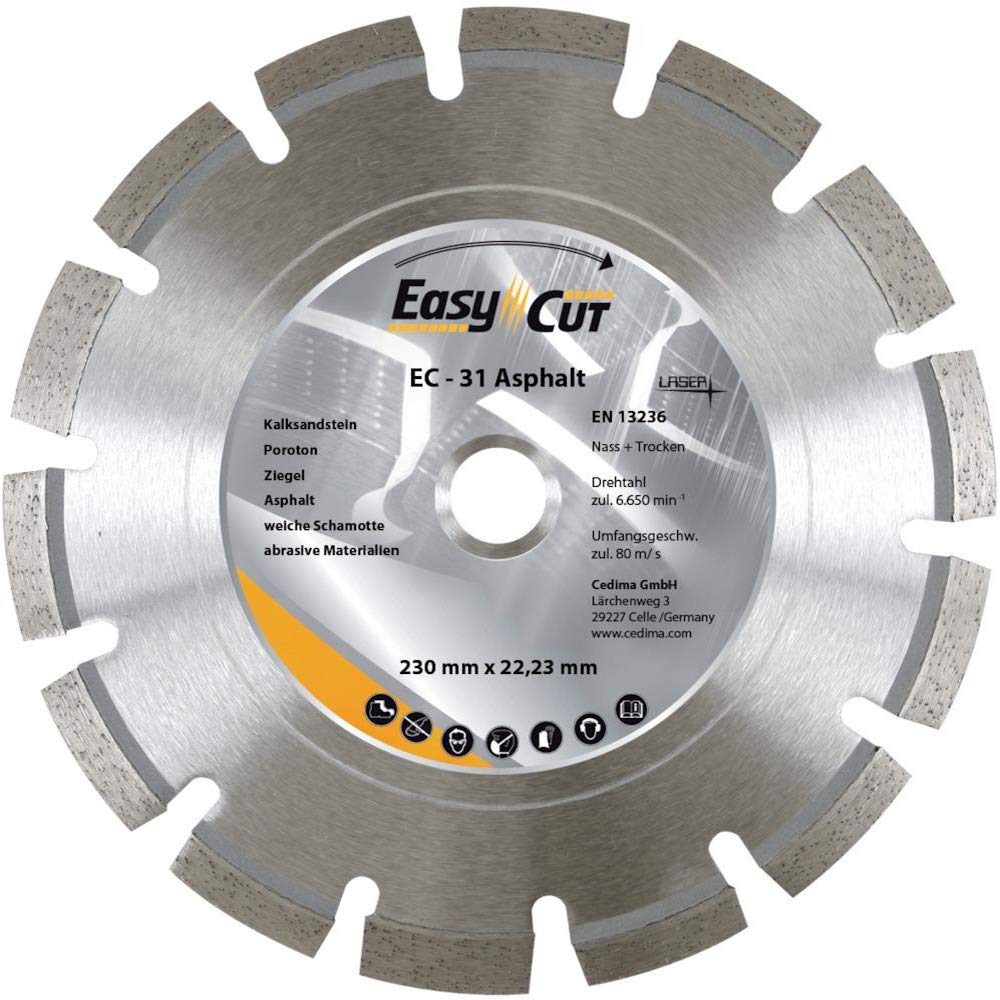 Disco diamantato EC-31 125x2 1x10x22 23mm