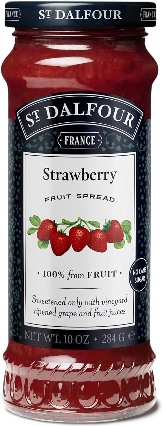 Strawberry Fruit Spread - 10oz - 100% from Fruit, No Artificial Ingredients, Non-GMO, No Cane Sugars, All Natural, Made in France