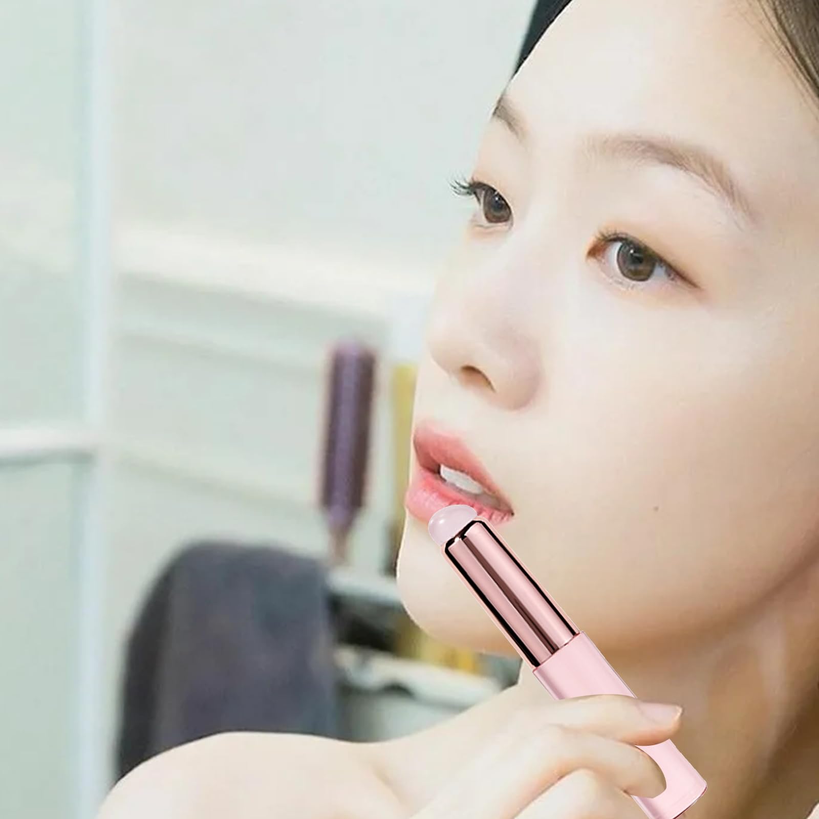 Rossetto Applicatore Silicone Lip Brush Make Up Brush Silicone Pennello Correttore Trucco Pennelli Testa Rotonda Lip Brush
