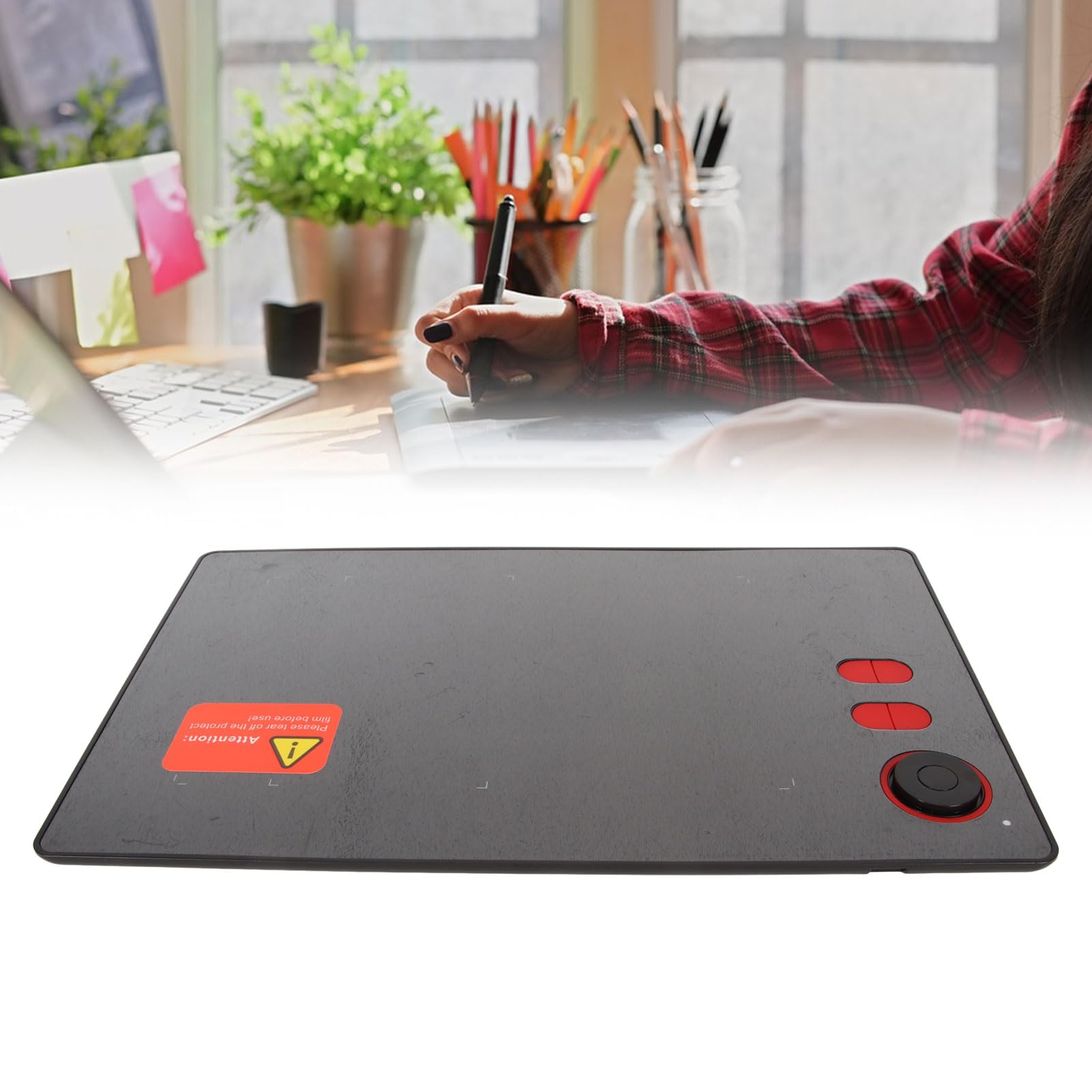 Tablet tablet tablet da disegno grafico 8.4x5.7in tablet artistico da disegno digitale con 8192 livelli batteria libera stilo per animazione per la finestra