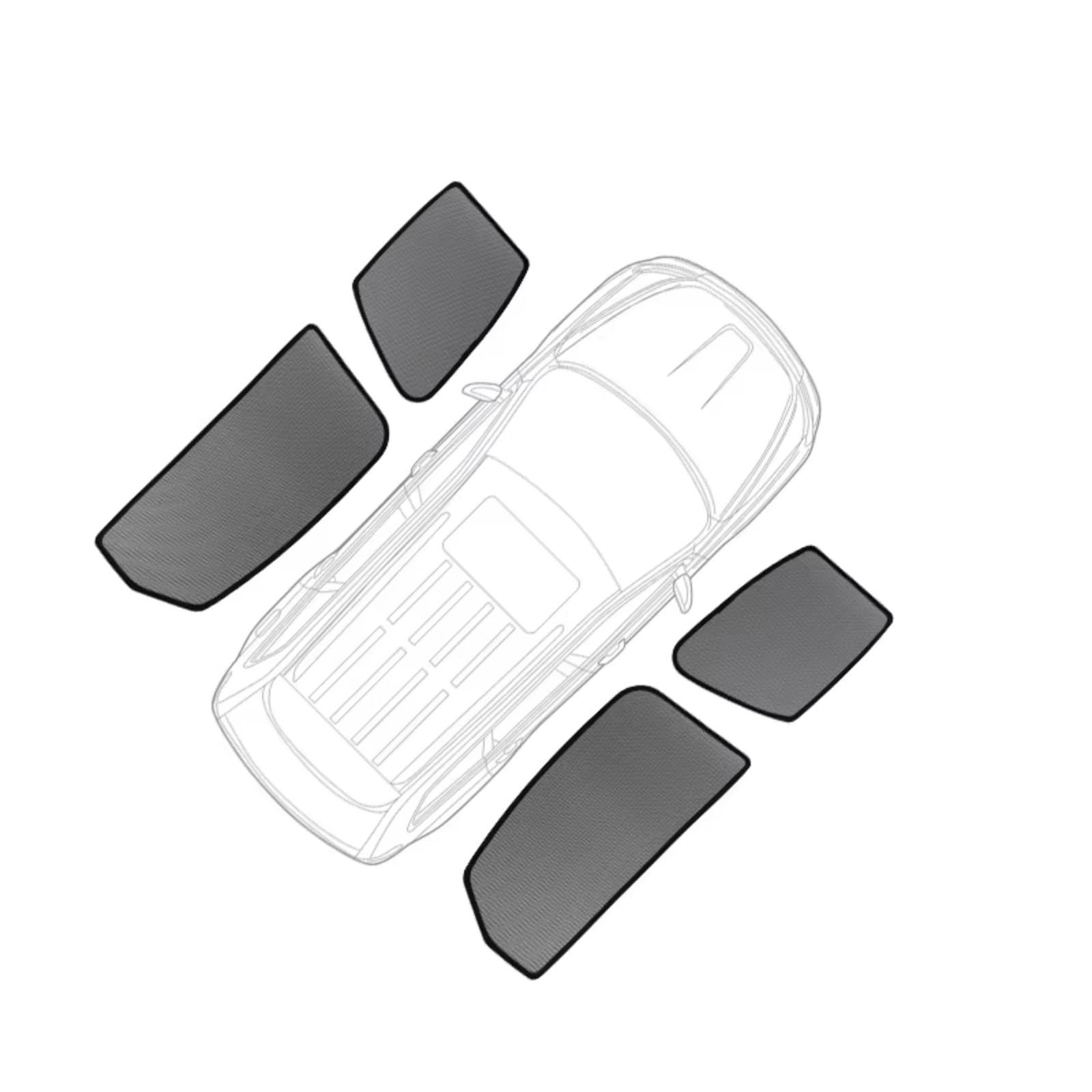 Magnetyczna osłona przeciwsłoneczna na okno samochodowe do Chevrolet Holden Malibu V400 2016-2022 2023, ochrona przed promieniowaniem UV, do przednich i tylnych okien bocznych, składany ekran