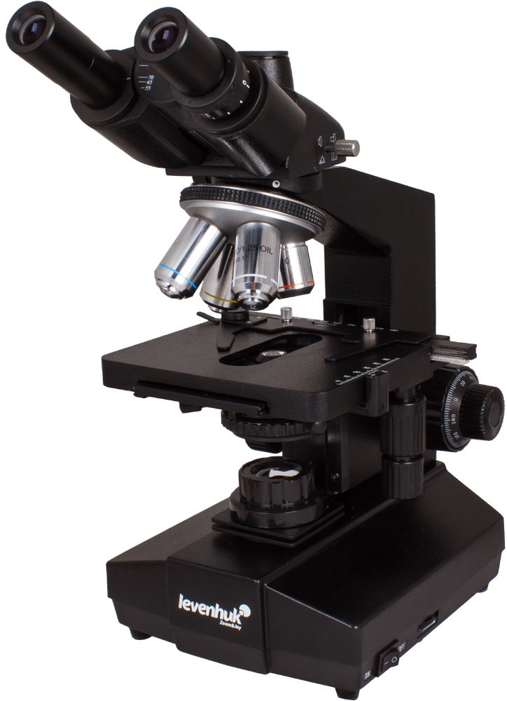 Levenhuk Microscopio biológico trinocular 870T