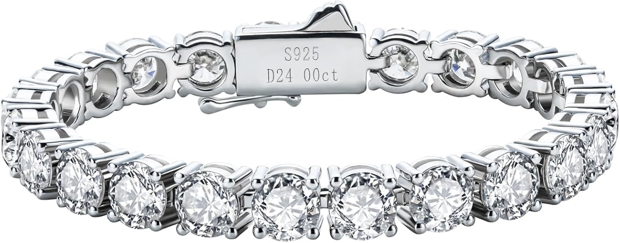 Moissanite Tennis Bracelet 4.832cttw D Color VVS1