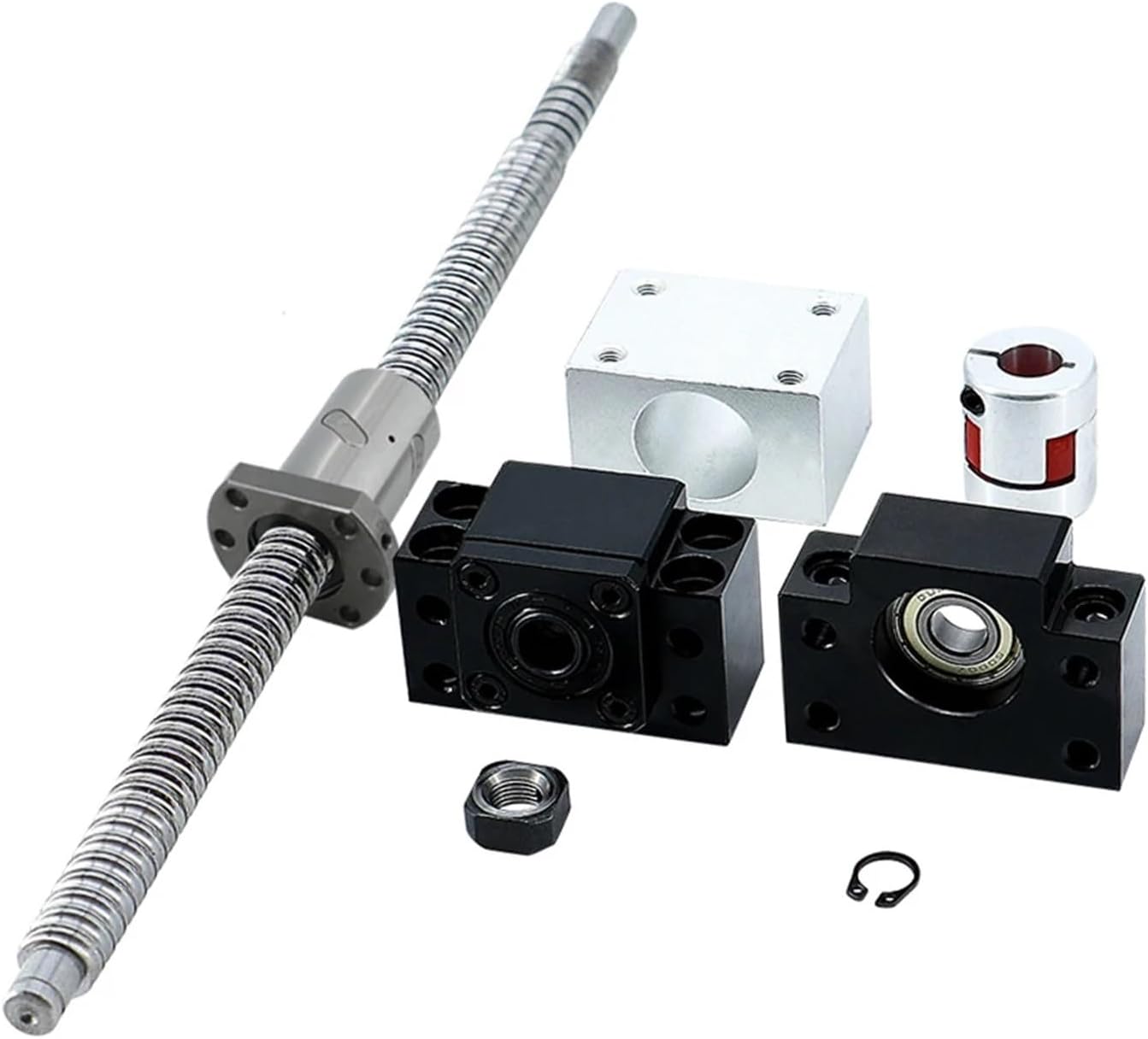 CNC Router kit 15mm Linear Rails HGR15 Square Guide with HGH15CA HGW15CC Carriages Slides with SFU1204 Ball Screw kit