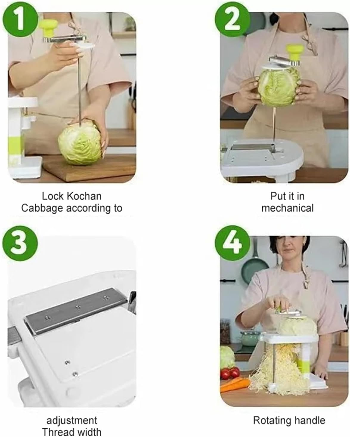 Cabbage Graters Vegetable Cutter Home Hand-cranked Shredder Slicer Manual Lettuce Shraded Knife Sauerkraut Cutter Kitchen Gadget