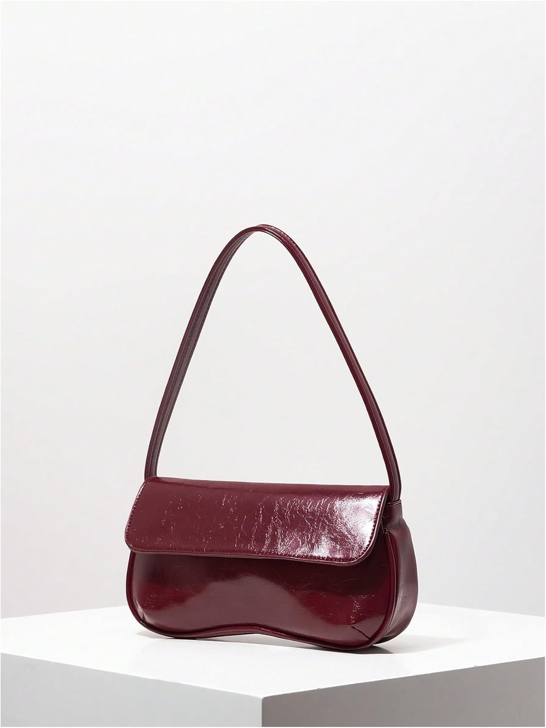 Verdusa Women's Retro Flap Shoulder Bag PU Leather Top Handle Underarm Bag Purse - Image 2