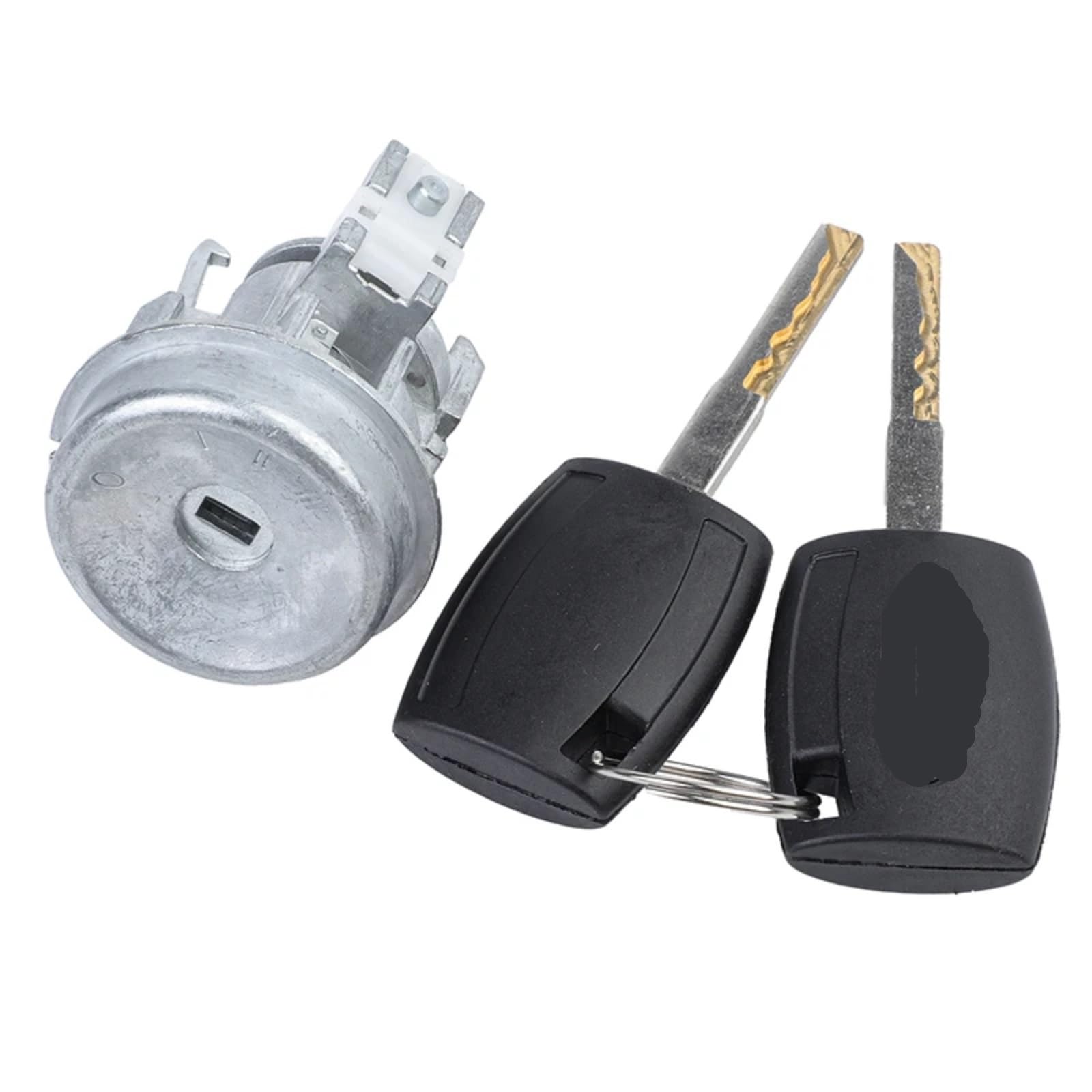 Cilindro de encendido de suave giro para Ford Fiesta 2011-2019 con llaves OE 8