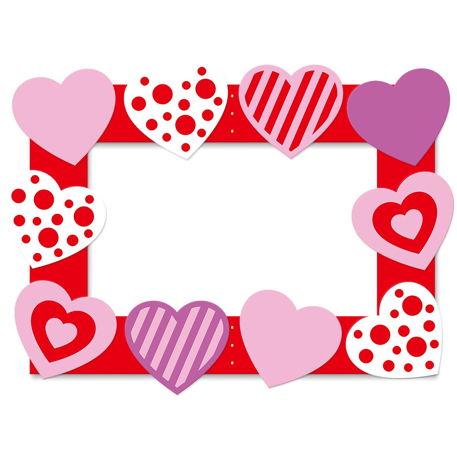 CAZSTYK Valentine ' s Day Photo Booth Props Set Assembly Handheld Paper Photo Props Set for Wedding Valentine ' s Day Anniversary Easy Assembly