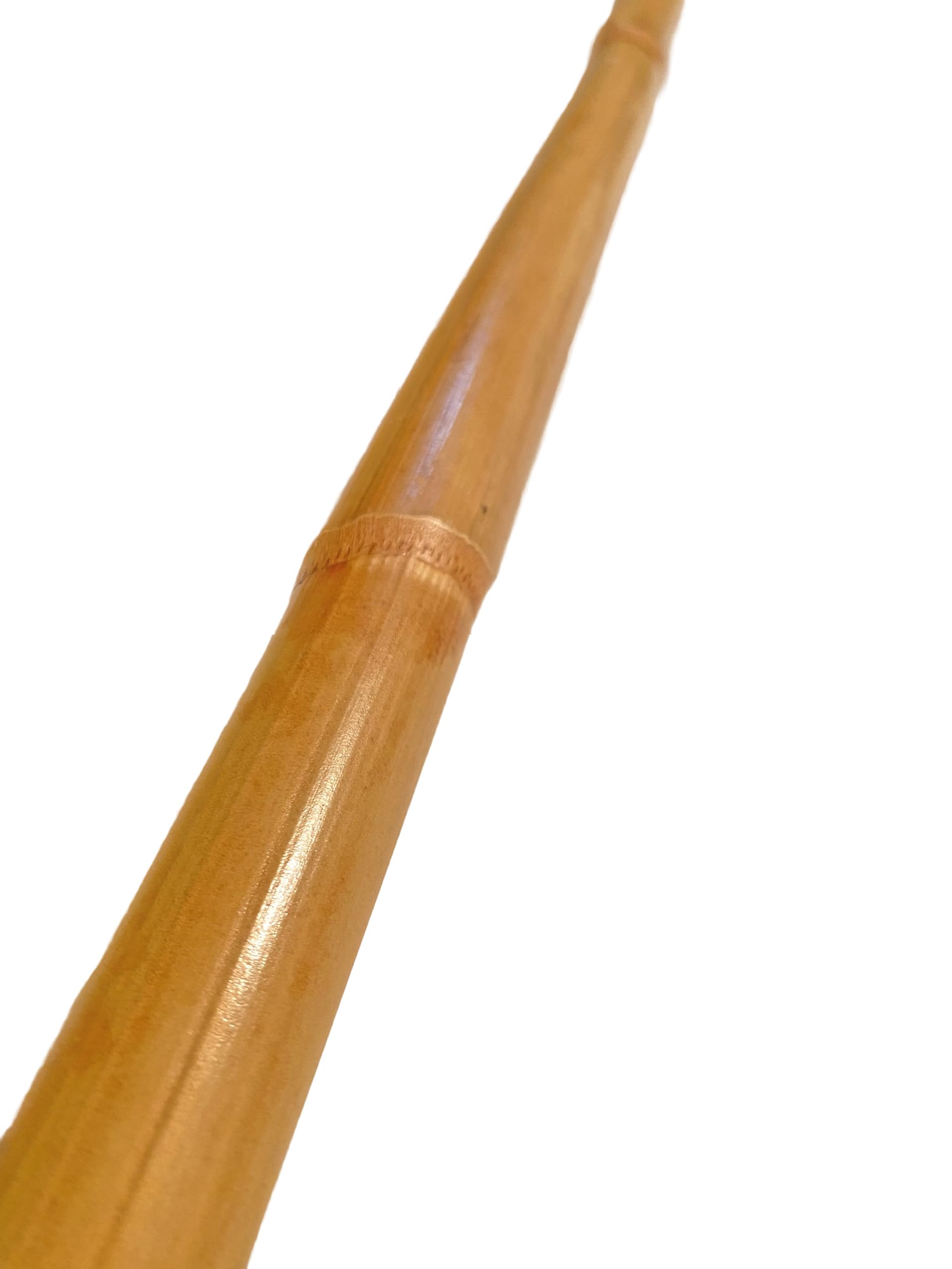 Jo Stab Bâton en rotin non pelé - 127 cm - Avec coque - Bâton d'entraînement en bois clair - Aïkido, Iaido, Kempo, Kobudo, arts martiaux, contact complet