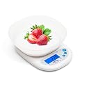 Hoffen (India) Electronic Digital Weighing Scale With 10 Kg Capacity, Weight Machine For Kitchen,Home, Baking, Health, Weight Machine For Food, Battries Included, 2 Years Warranty, White gallery image