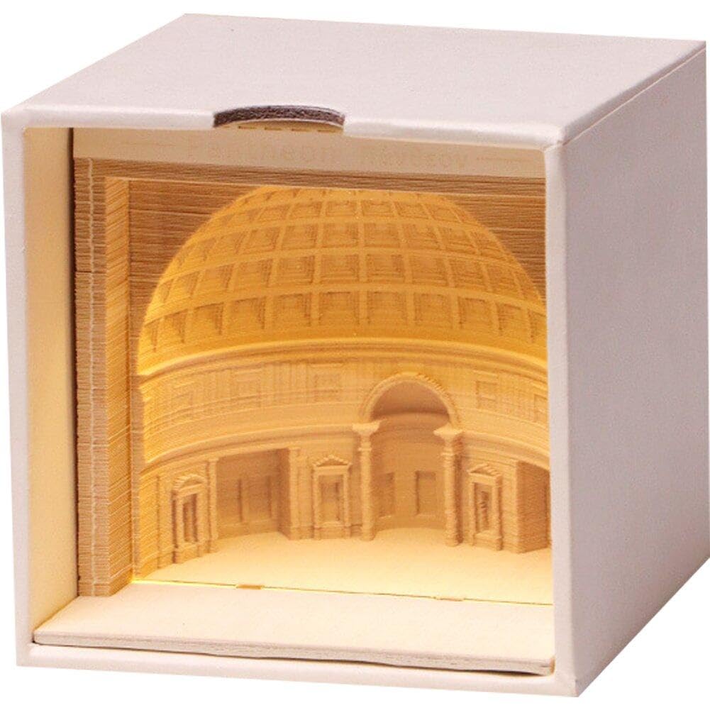 Décoration Panthéon 3D une sculpture papier originale à offrir pour un anniversaire