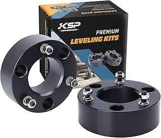 KSP 3" Front Leveling Kits for Silverado 1500 2WD/4WD 2007-2019, Sierra 2WD/4WD 2007-2019, 3 Inch Suspension Strut Spacers Lift Kits for Pickup with 6 Lug