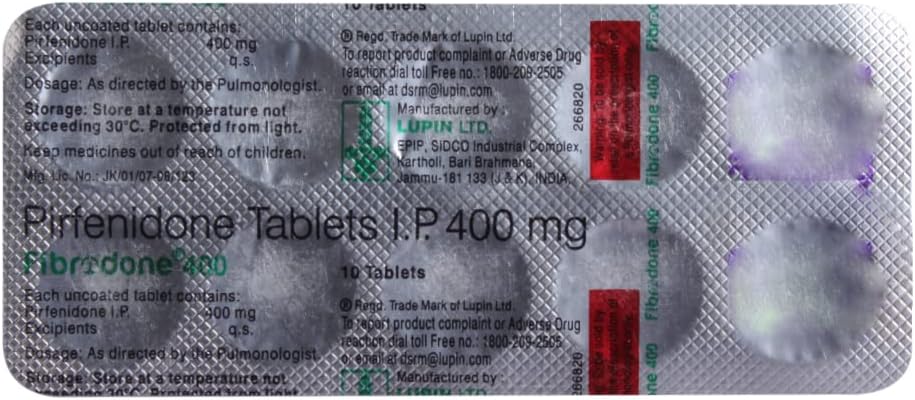 Fibrodone 400 - Strip of 10 Tablets