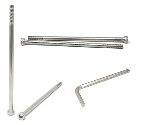 Miniatura 195 de iexcell 25 piezas M4 x 60/65/70/75/3.150 in paso de rosca 0.028 in acero inoxidable 304 cabeza hexagonal Tornillos Tornillos surtido Kit