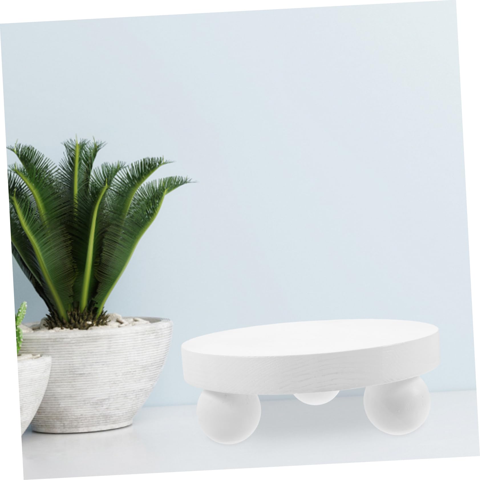 Hemobllo Tabouret De Photographie en Bois Poli À La Main Petit Tabouret Rond Décoratif pour Plantes pour Garçons Et Filles