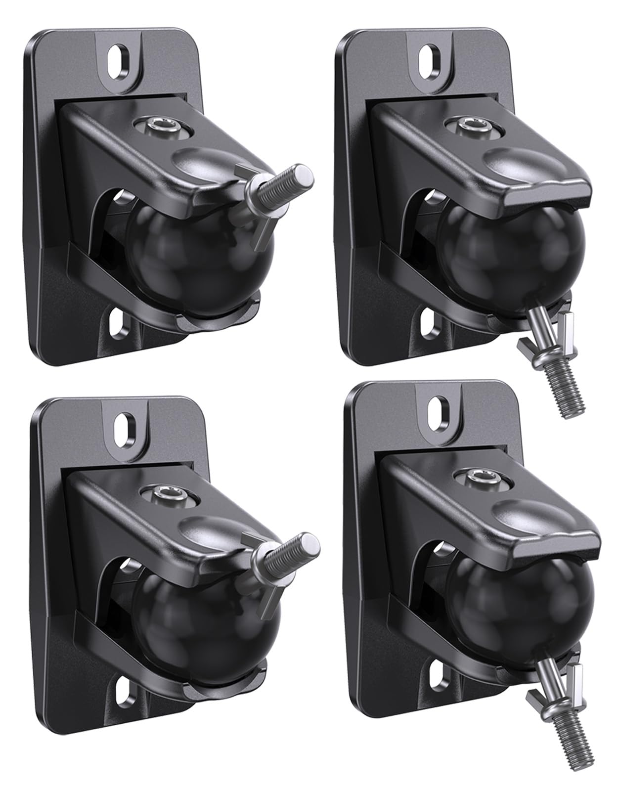 Universal Rear Speaker Wall Mount for Samsung Q990F, Q990D, Roku, 4 Pack