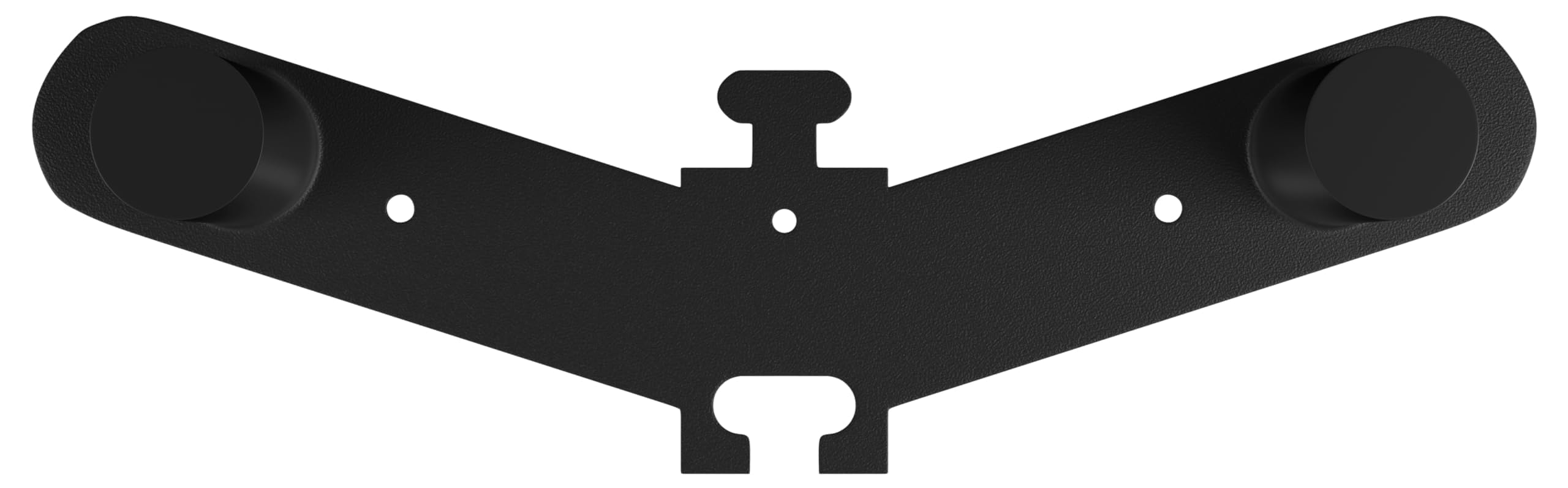 Signature Fitness Estante de almacenamiento de placas de peso, soporte de placa de peso montado en la pared para gimnasio en casa, apto para platos olímpicos de 2 pulgadas