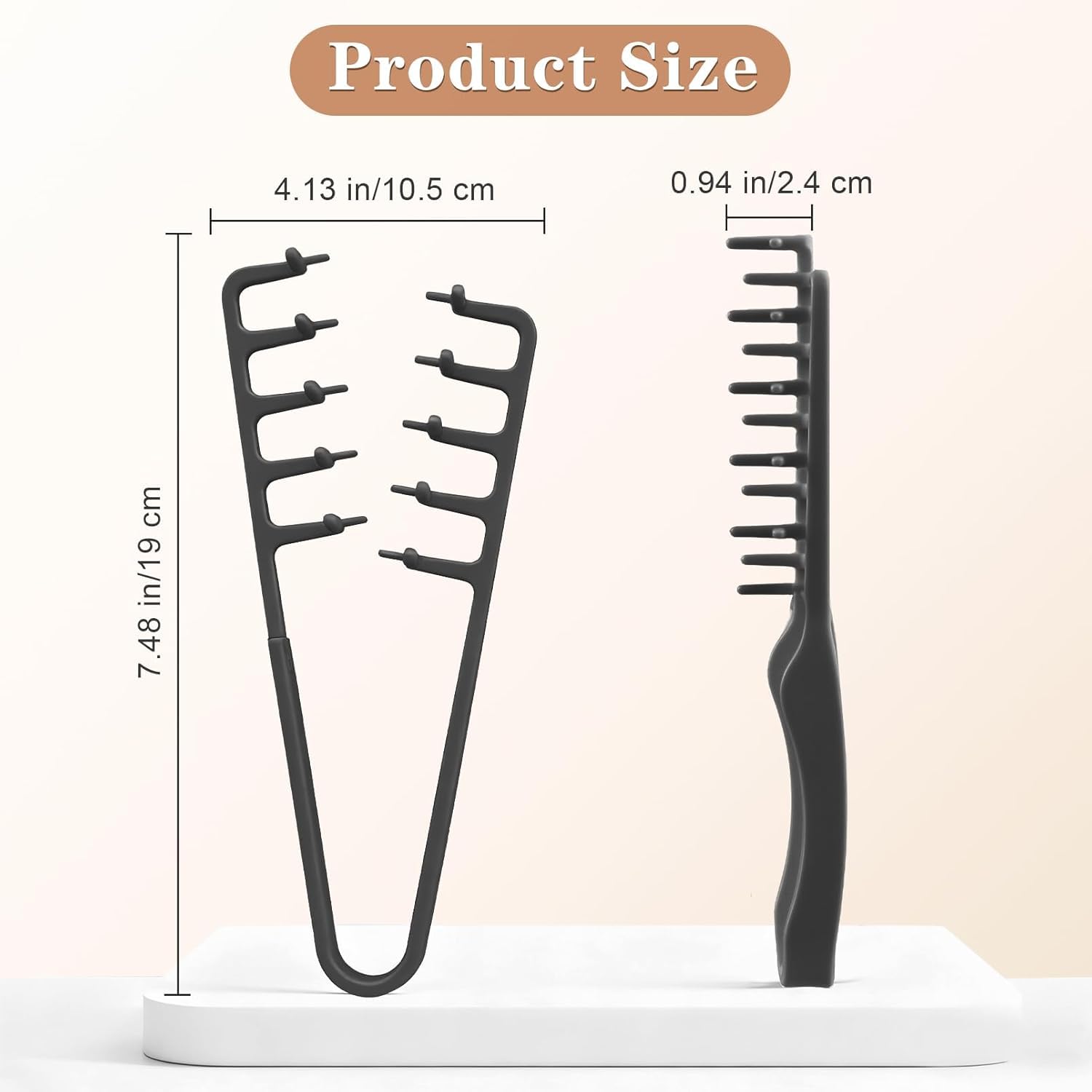 Marke: Strukturpaste STRUKTURPASTE Lockenkamm Textur Kamm,Haarzange Texturkamm Texture Comb Styling Kamm Roots Volume Tool für Die Haarwurzeln Mit Ponyansatz Pflegen,Lifting Haarwurzeln Haarbürste für Männer und Frauen in use