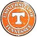 University of Tennessee Volunteers Collegiate Embossed Metal Circular Sign CS60099