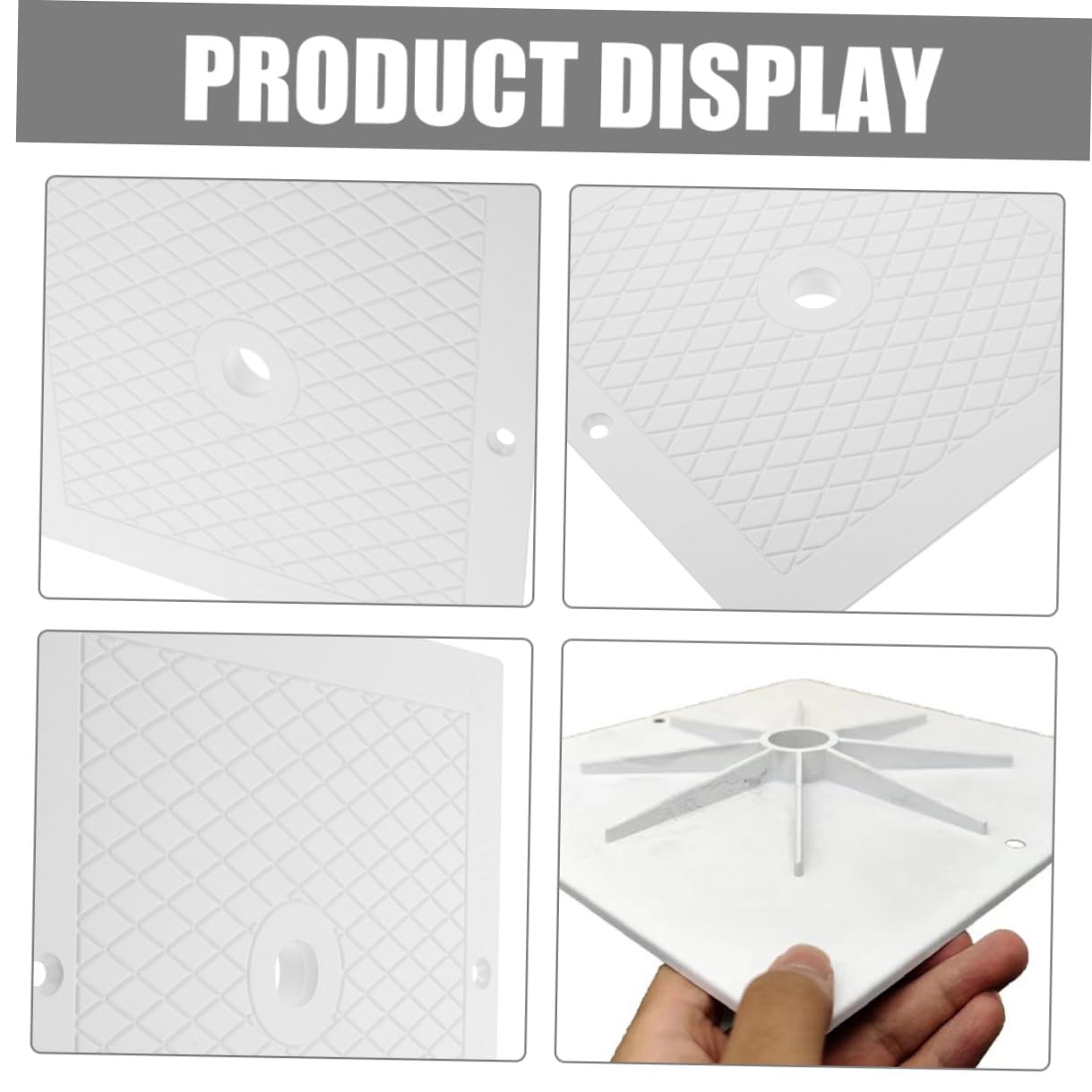 2 Piezas Tapa para Skimmer de Piscina Cuadrada de Repuesto Resistente y Fácil de Instalar para sin Residuos Paquete