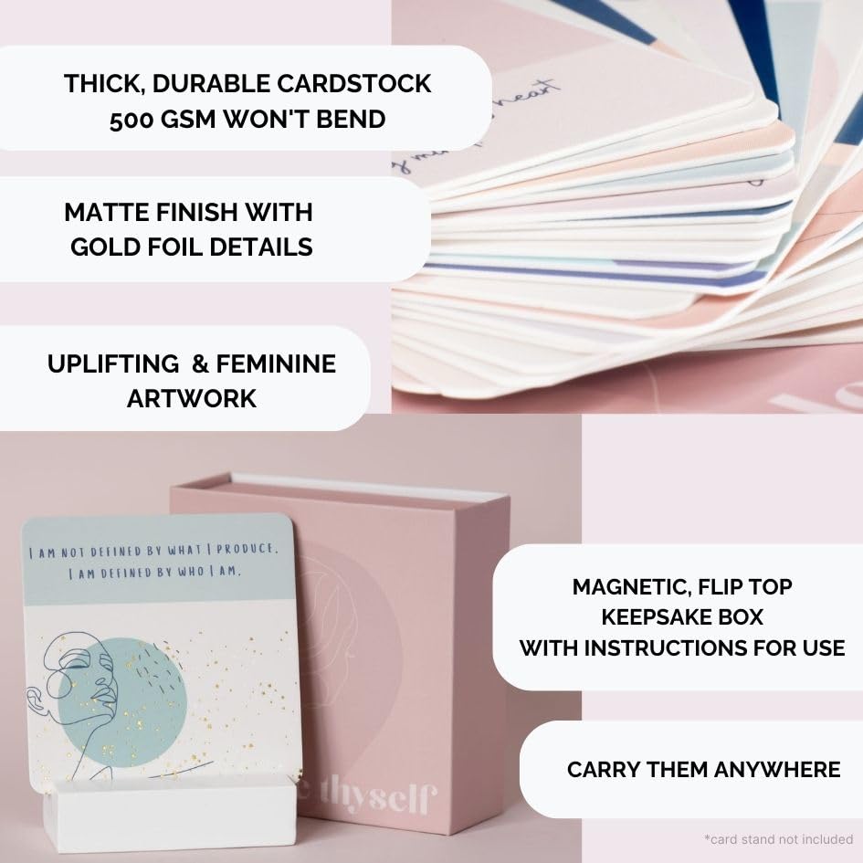 Image of Brigid Positive Affirmation Cards for Women | Daily Affirmation Cards for Women | Meditation and Self Care Gift for Women | Mindfulness, Positive, Inspirational Cards