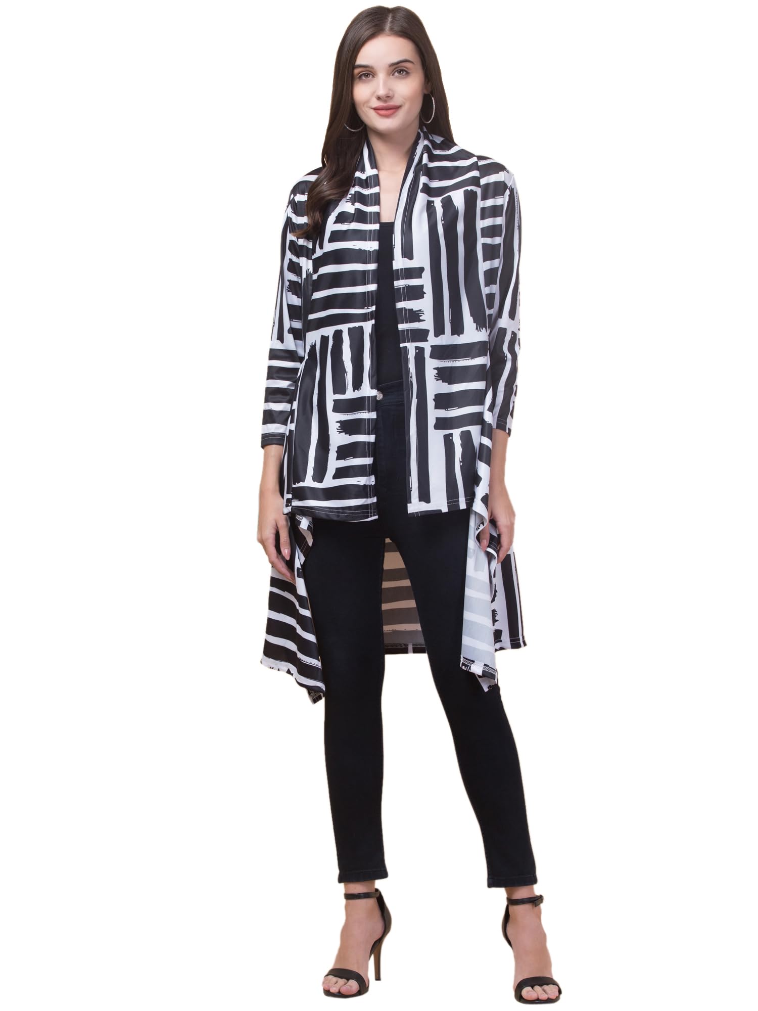 funday fashion Women's Hosiery Lycra Blend Printed Shrug-picture-30