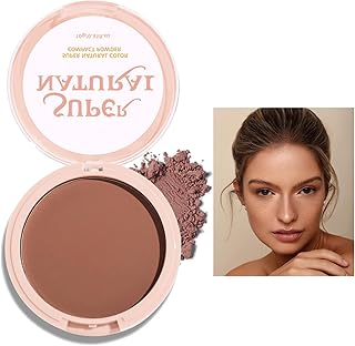 Bronzer Palette Face Bronzer & Contour Powder, Long-lasting Waterproof Face Bronzer Powder, Lightweight Bronzer for Natural Matte Finish, Creamy Pressed Powder For Face & Body