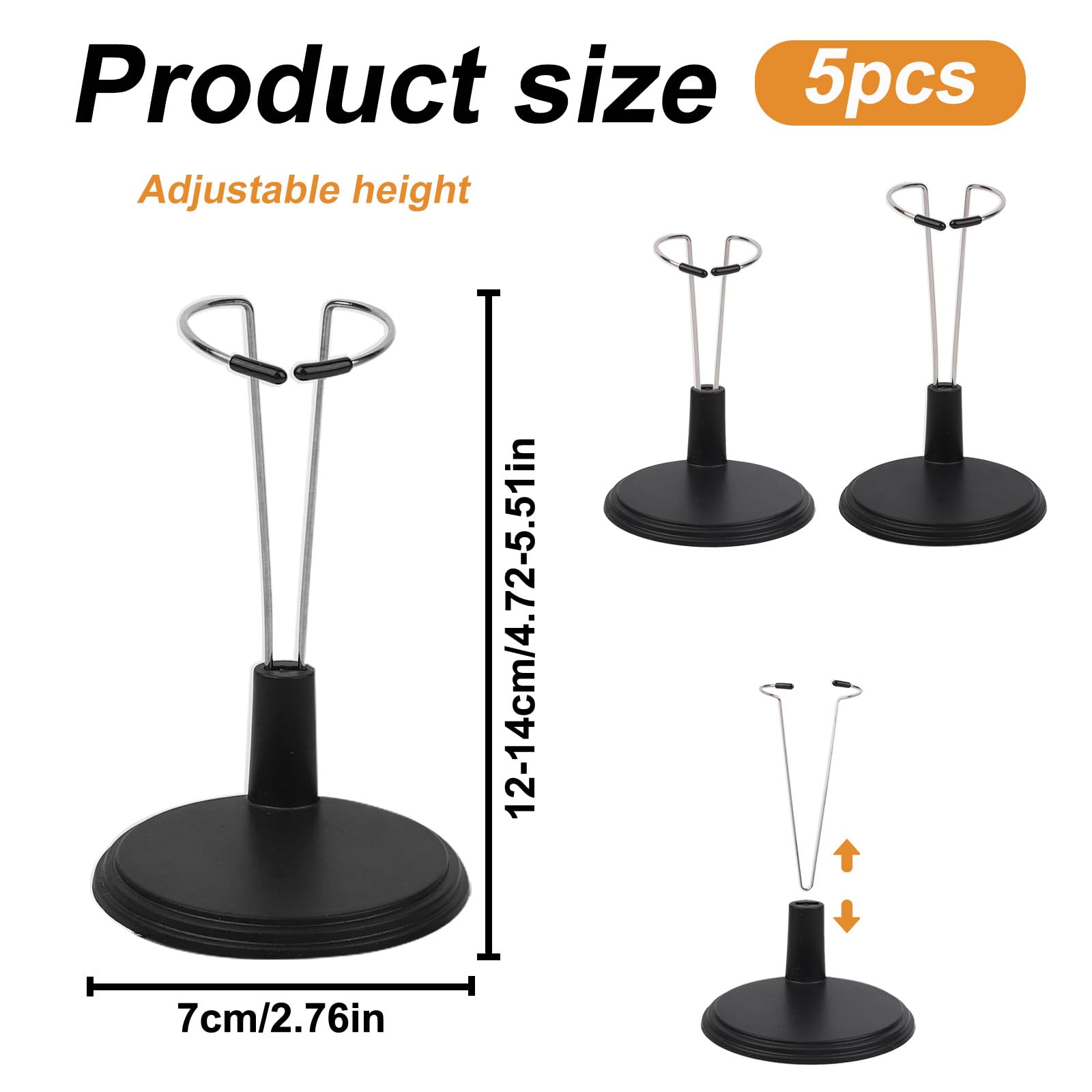 BOXOB 5 Soportes para Lightstick Kpop, Soporte para Lightstick Muñecas Compatible con la Mayoría de Marcas y Mini Muñecas