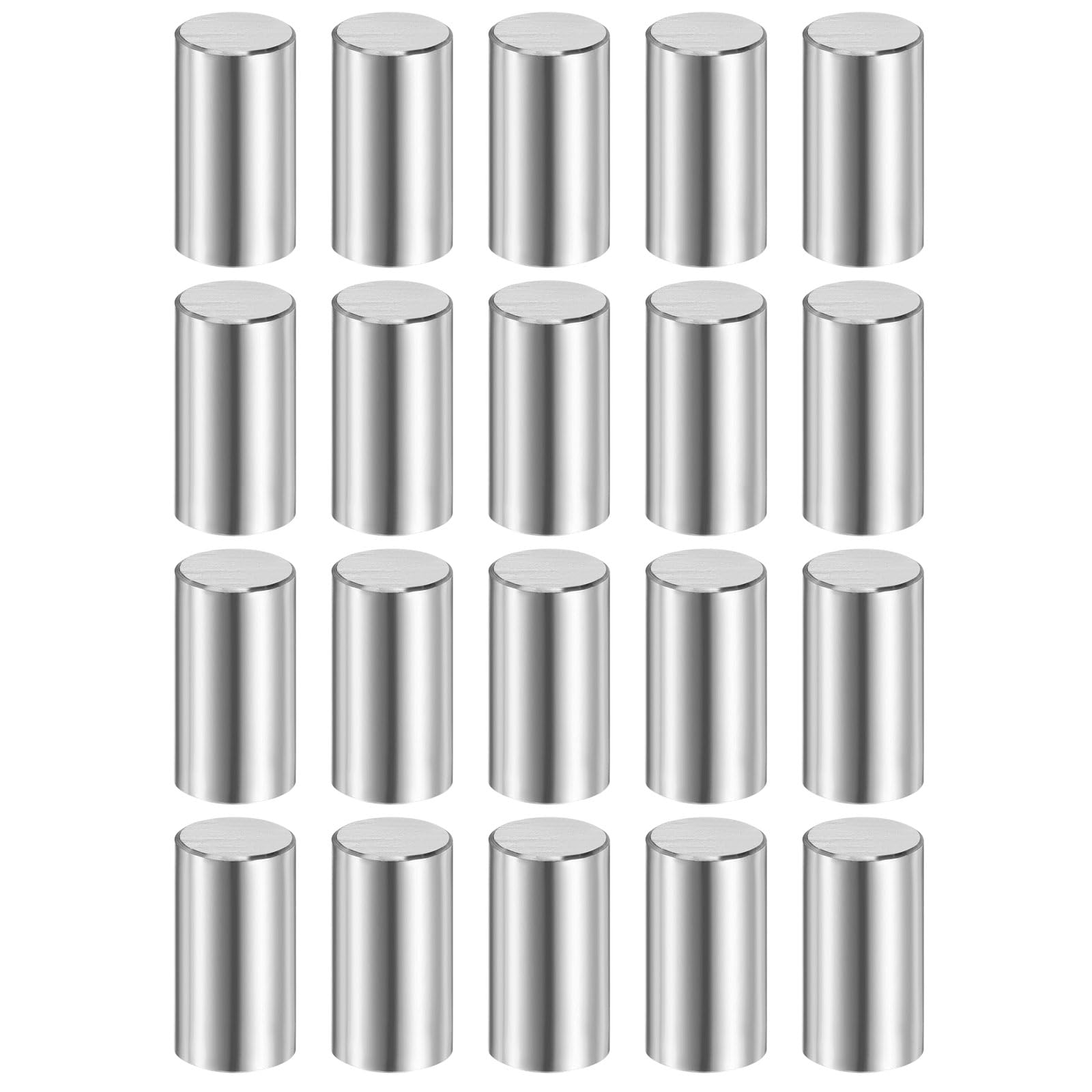 uxcell 20 Pcs 10 mm x 18 mm Dowel Pins 316L Stainless Steel Cylindrical Dowel Pins Shelf Support Peg Pin Rod Fasten Elements Metal Shelf Pegs Silver