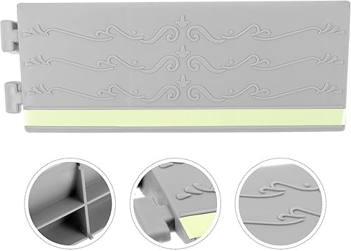 Miniatura 7 de CLISPEED Rampas de plástico para silla de ruedas, robot de escalada, almohadilla de rampa para aspirador, rampa de aumento de umbral de rampa en