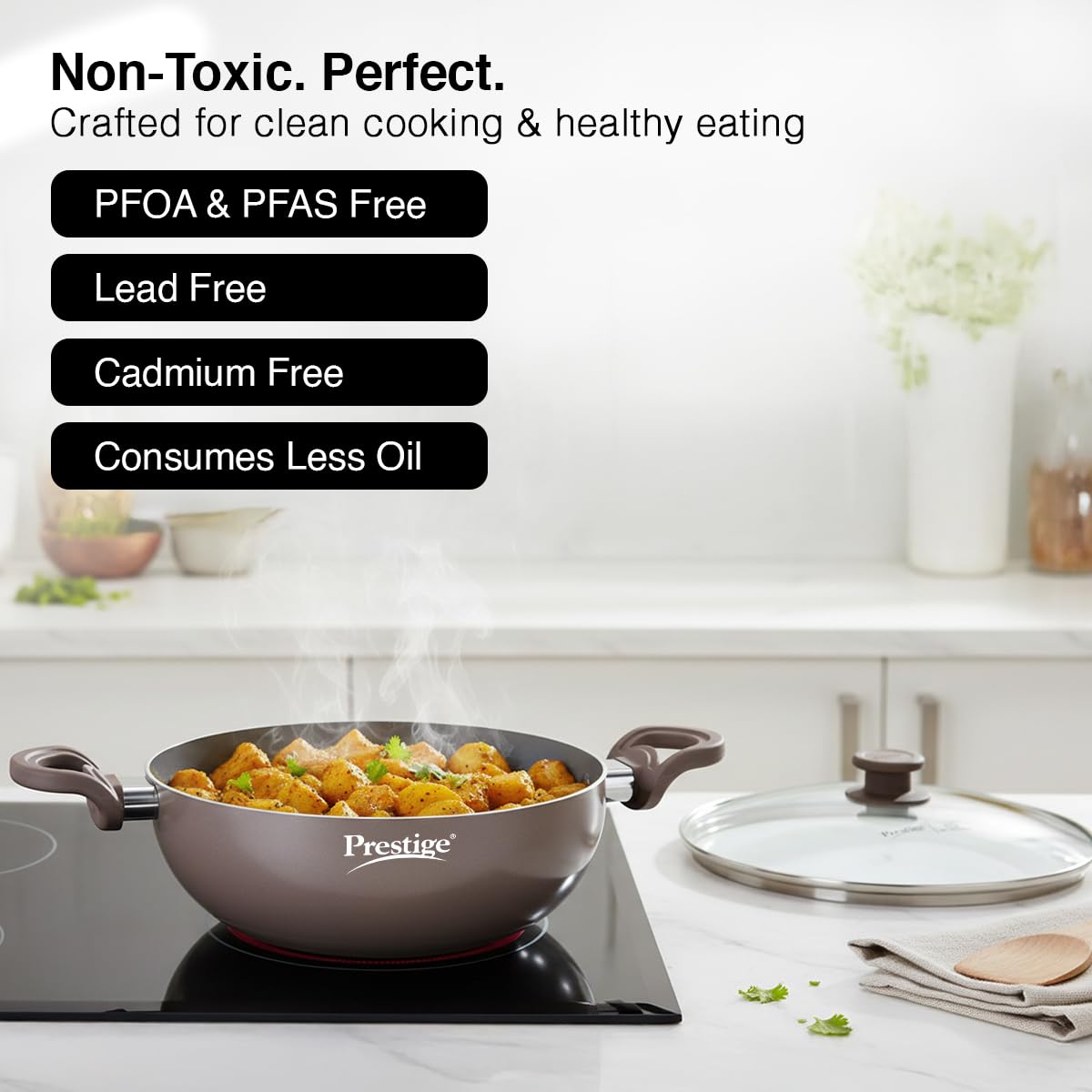 Prestige Ceraglide Kadai - Non-Stick Cookware -7