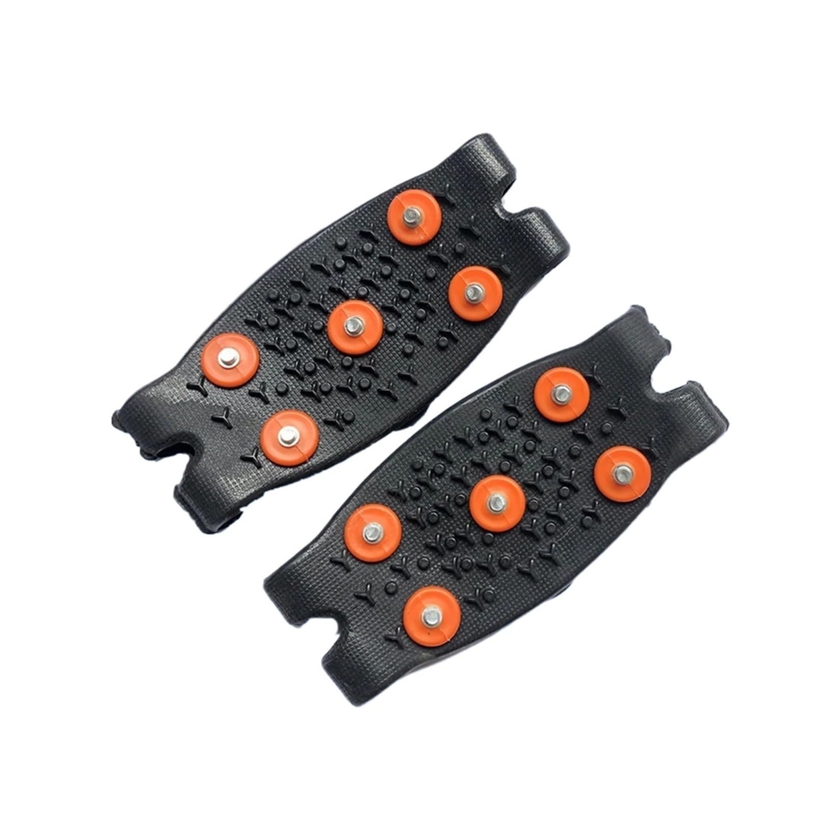 Anti-Rutsch-Spikes 5 Paar 5-Noppen-Schnee- und Eiskrallen, rutschfest, for Kletterschuhe, Unisex, Überschuhe, Kettenschuhspikes for den Winter