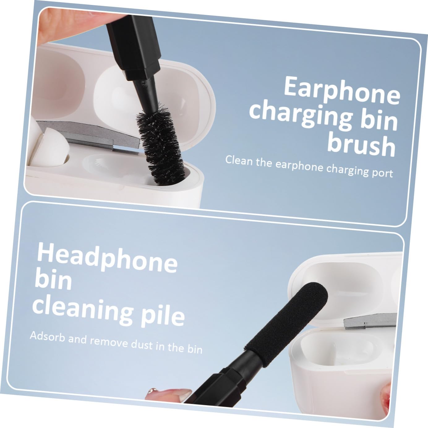 jojofuny 3 Juegos De Kit De Limpieza Cepillo De Limpieza De Auriculares Limpiador De Teclado Kit De Limpieza De Lentes Herramienta De Limpieza Electrónica Limpiador De Cámara Limpiador De