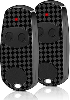 2PCS 433.92 MHz Telecommande Portail Came, Télécommande Portail 2 Canaux Compatible avec de Porte et de Garage Top432EV/432/432EE/432A /432M/432S T432/CAME 432
