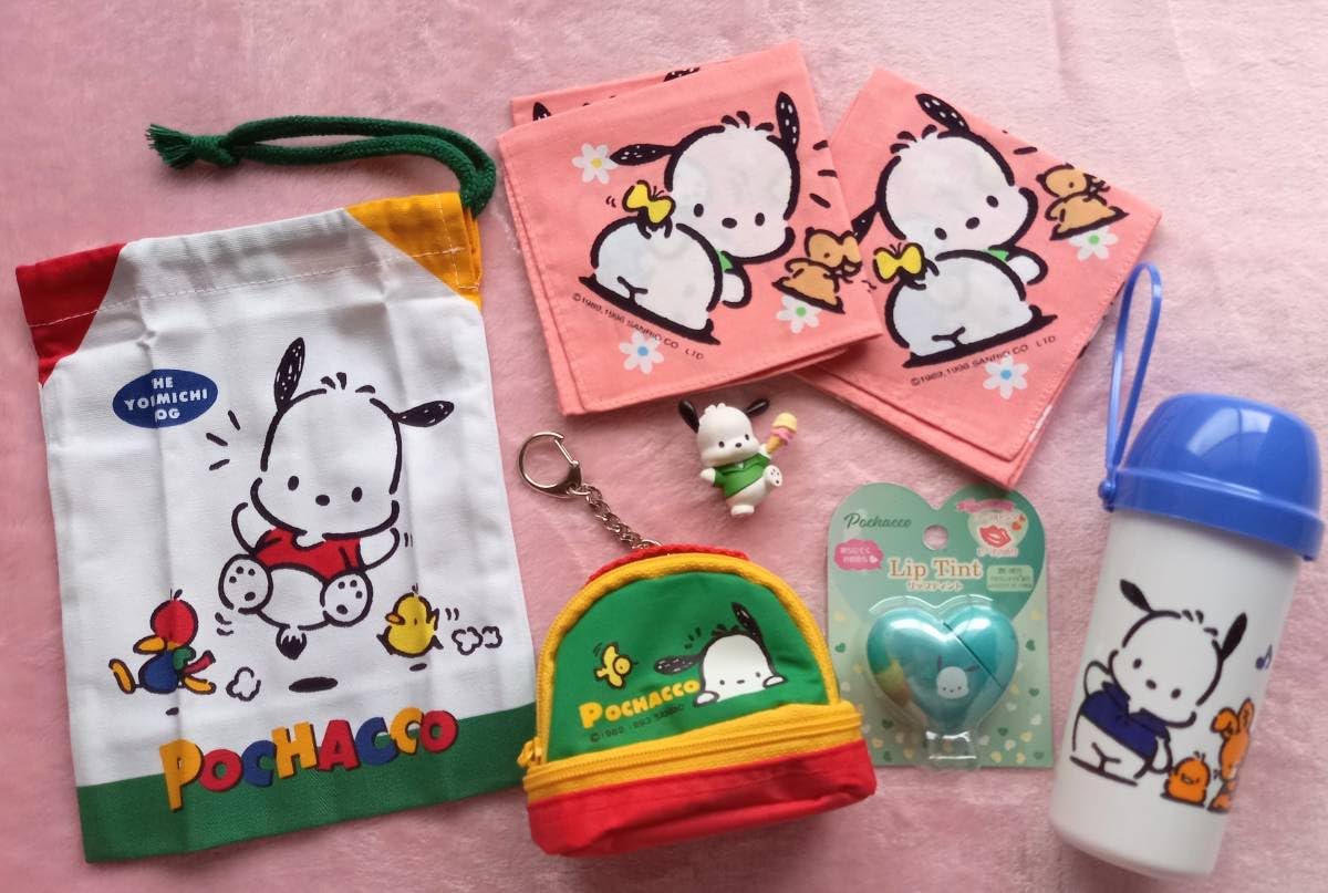 ポチャッコ グッズ7点セット SANRIOキャラクターズ ポチャッコ7点