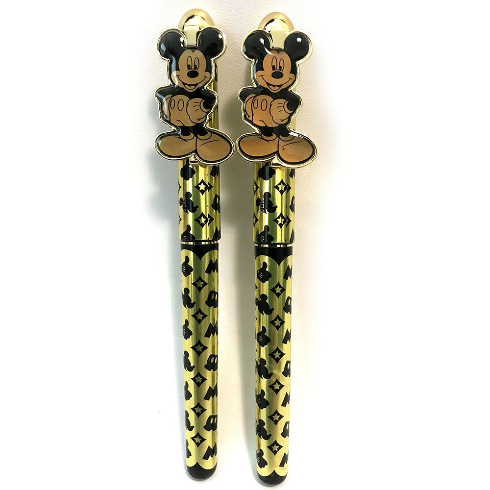 Anrox Supply Co. Mickey & Minnie Gold 2PCS Pen Set