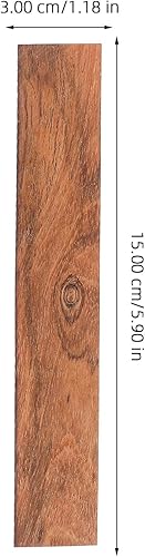 Miniatura 7 de 6 láminas de madera texturizada de repuesto para banco de jardín para manualidades y asientos al aire libre, tableros de madera sin terminar para