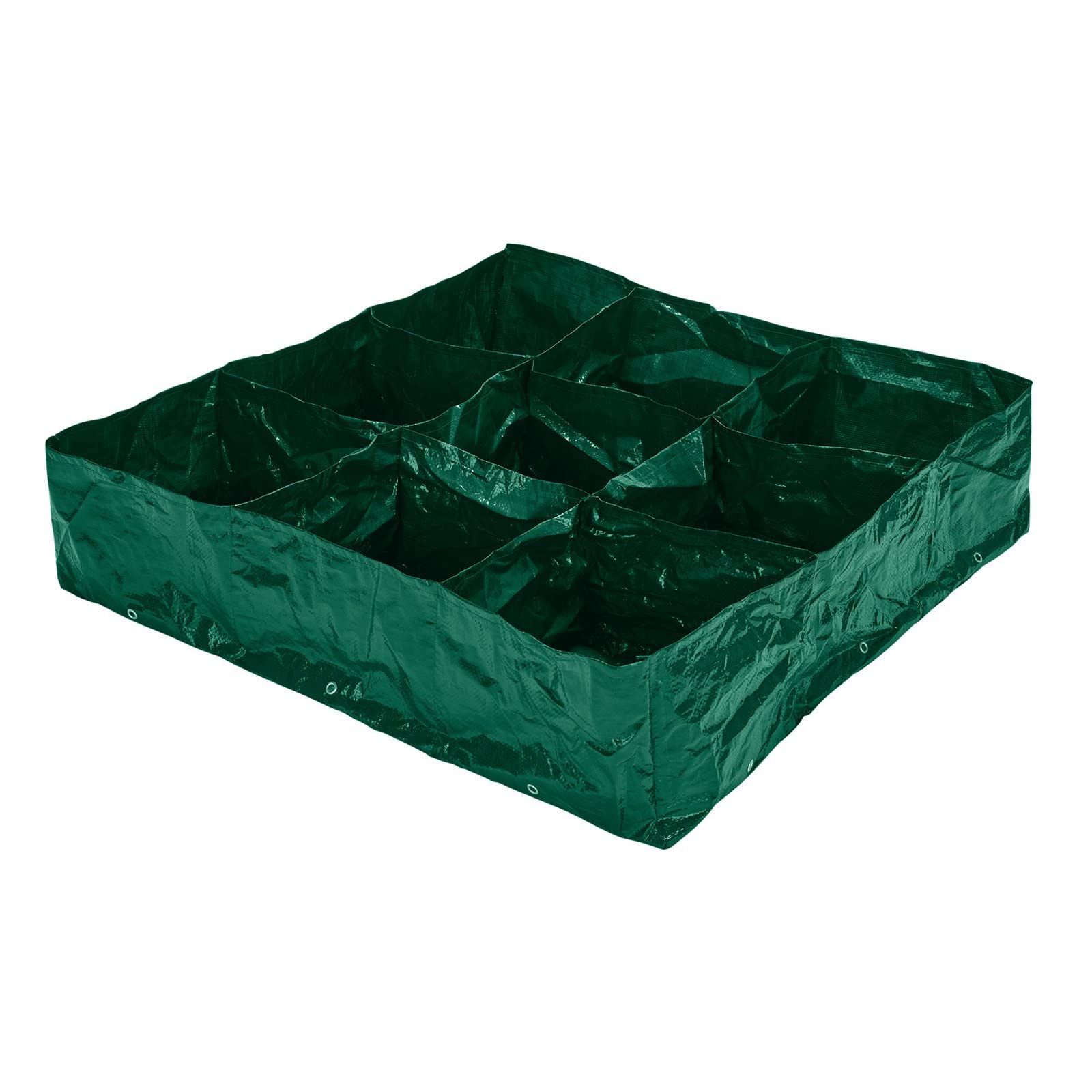 Draper 9-Section Grow Bag Planter | 230L Capacity | Outdoor Planter| Greenhouse Acessories | Vegetables Growing Bag | 10110