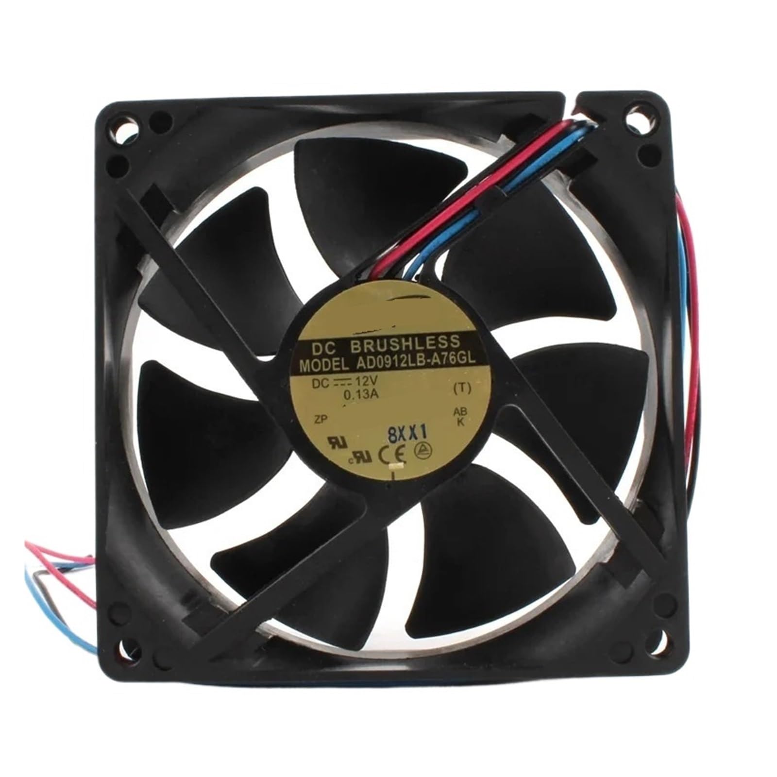 YMUGUEGH AD0912LB-A76GL 9025 12V 0.13A three-wire fan