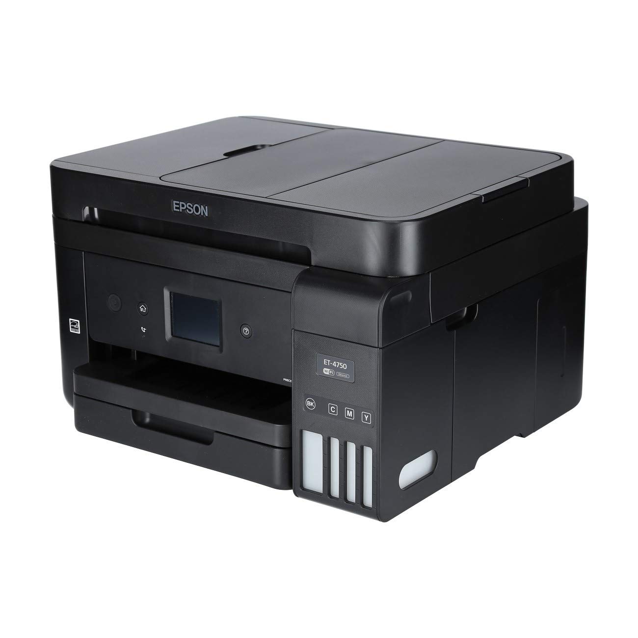 Epson EcoTank ET-4750 Stampante Inkjet 4-in-1, Stampa Fronte/Retro, Fax, Wi-Fi, Nero