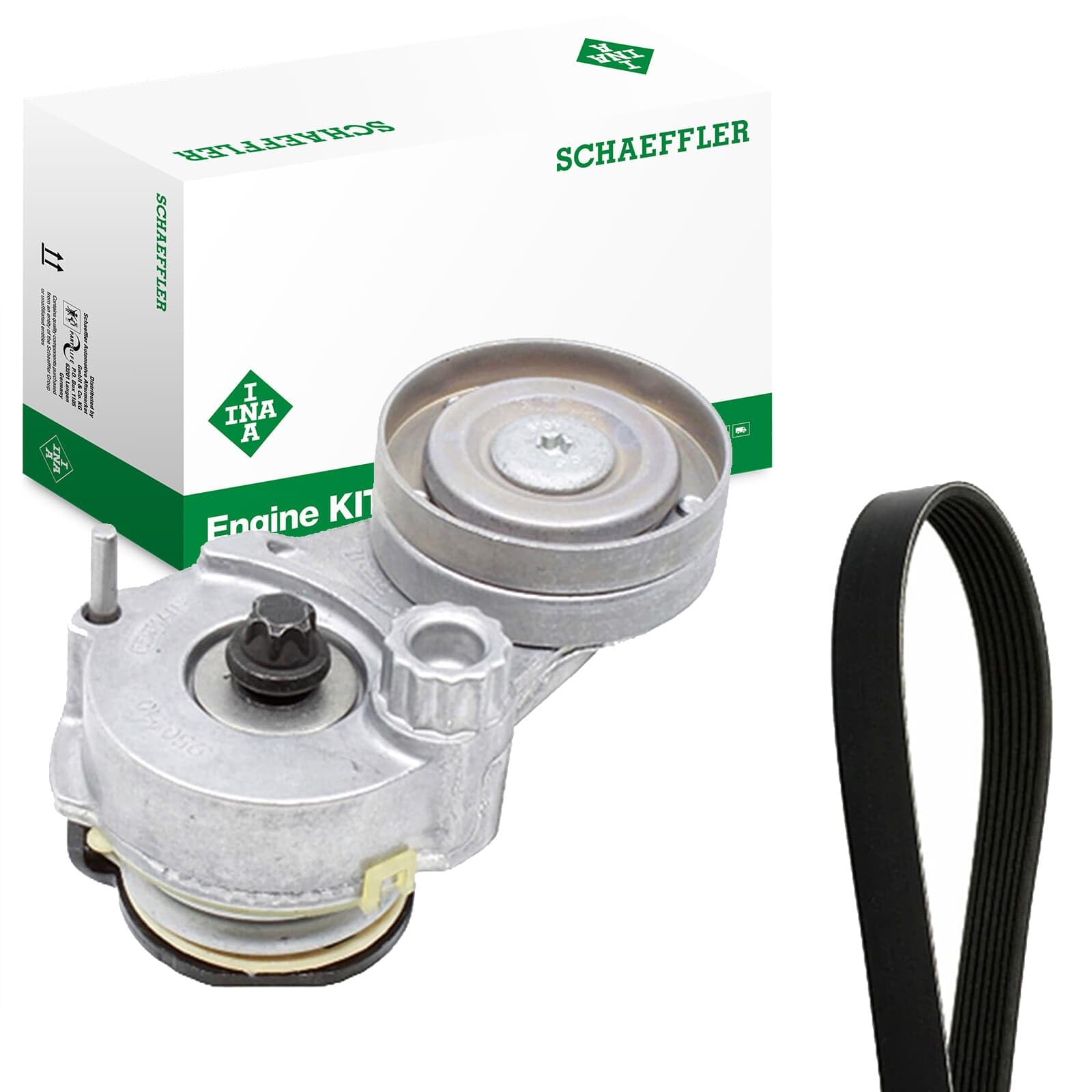 INA Kit Cinghie Poly-V 529 0327 10 1555mm Compatibilità con OPEL ASTRA J INSIGNIA INSIGNIA Station wagon, CHEVROLET ORLANDO J309