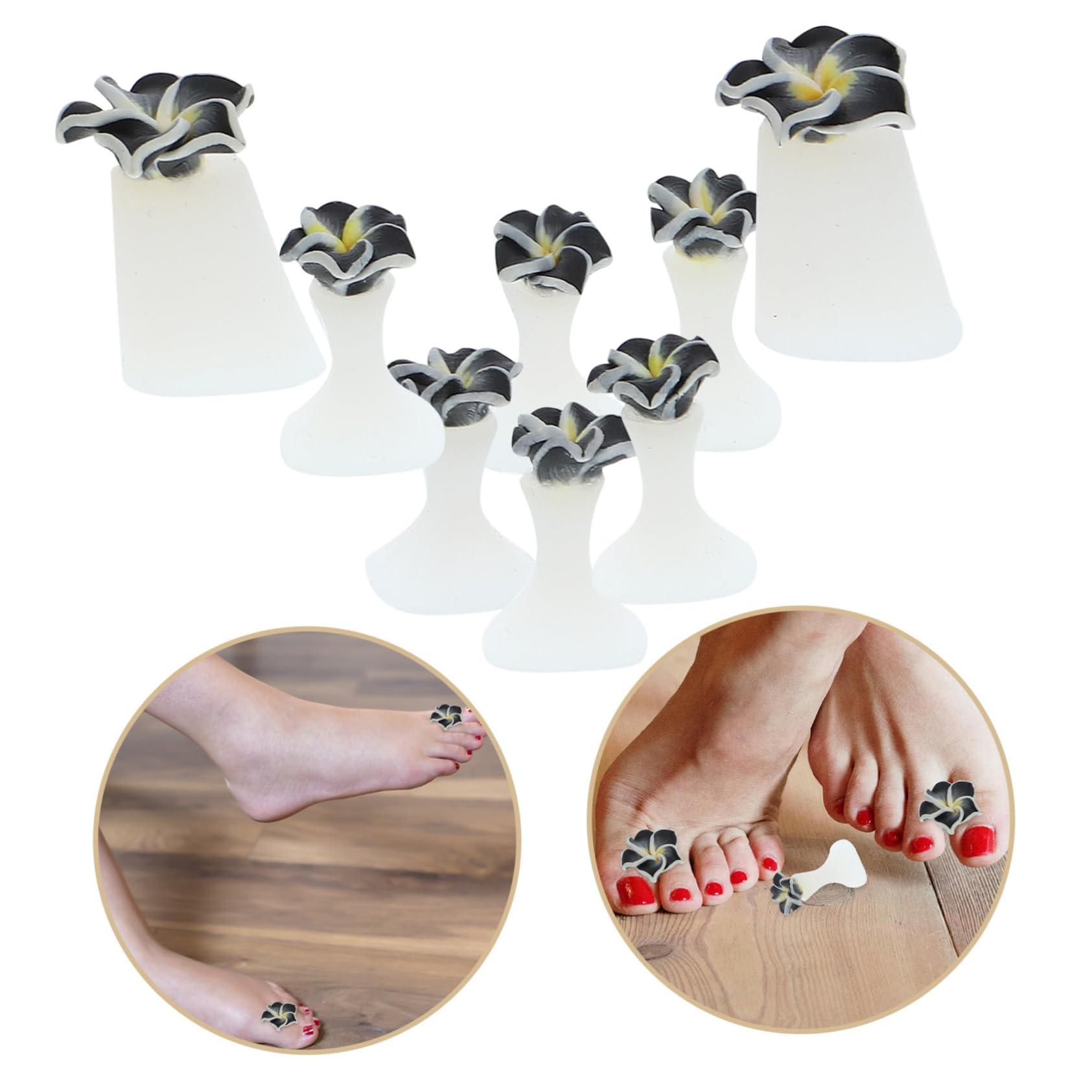 Healvian 9 Set Di Separatori Per Dita Dei Piedi Per Donne Separatori Per Dita Dei Piedi Per Smalto Distanziatori Per Dita Dei Piedi