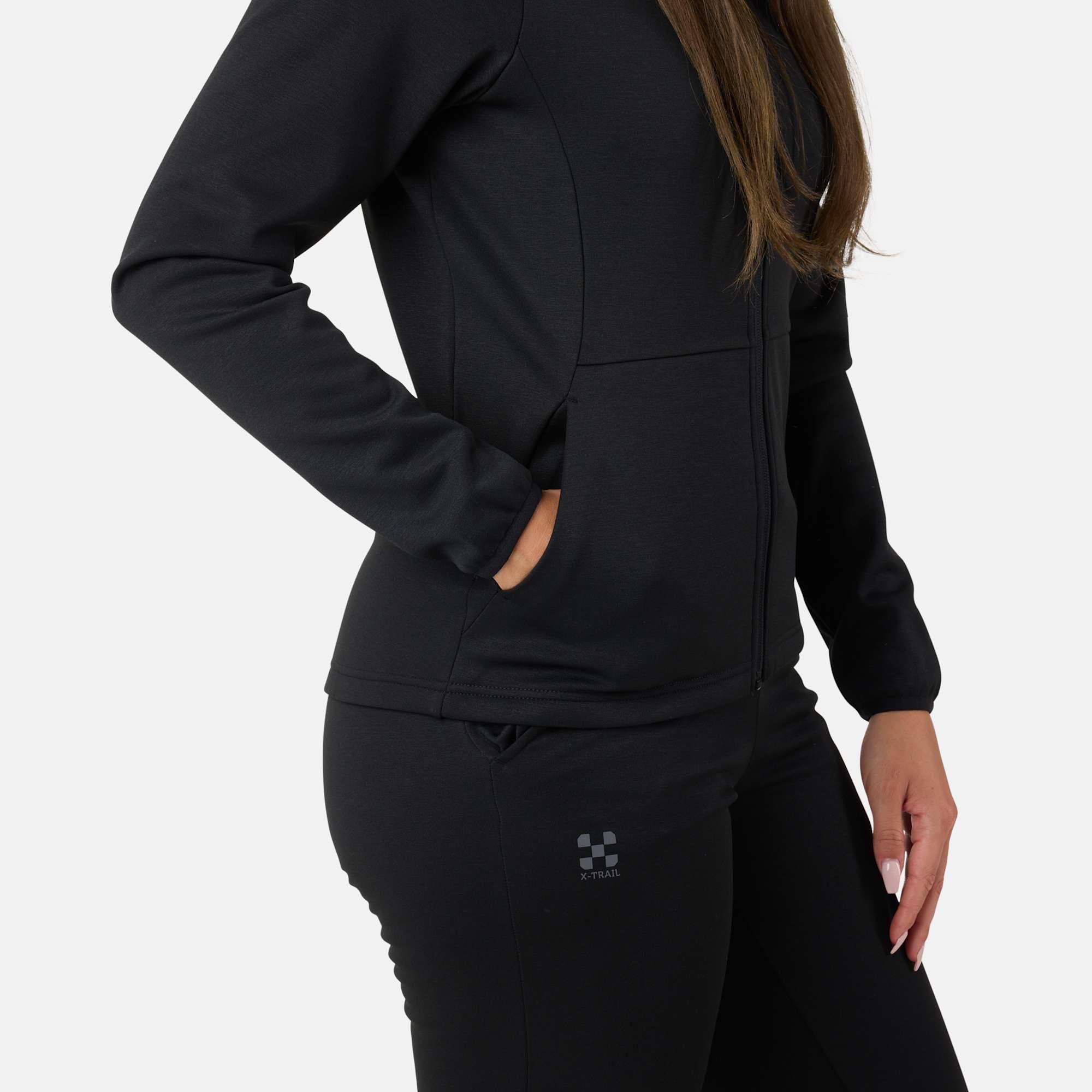 X-trail Training Zip Hood 2.0 dla kobiet Lekki sweter z pełnym zamkiem