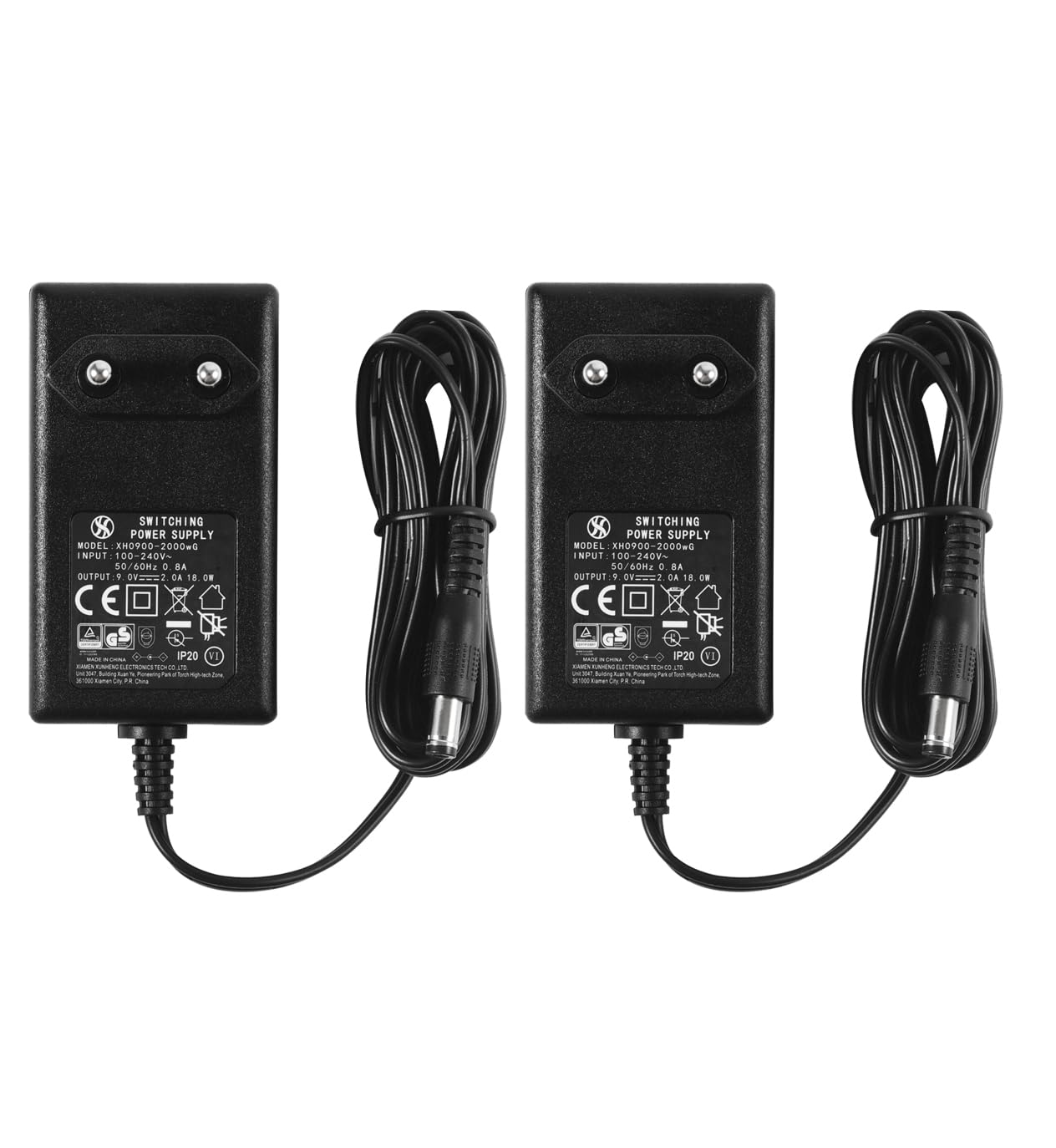 Alimentatore DC 9V 0.5A - Spina 5.5x2.1mm Con Polarità Centro Positivo - Foto 7