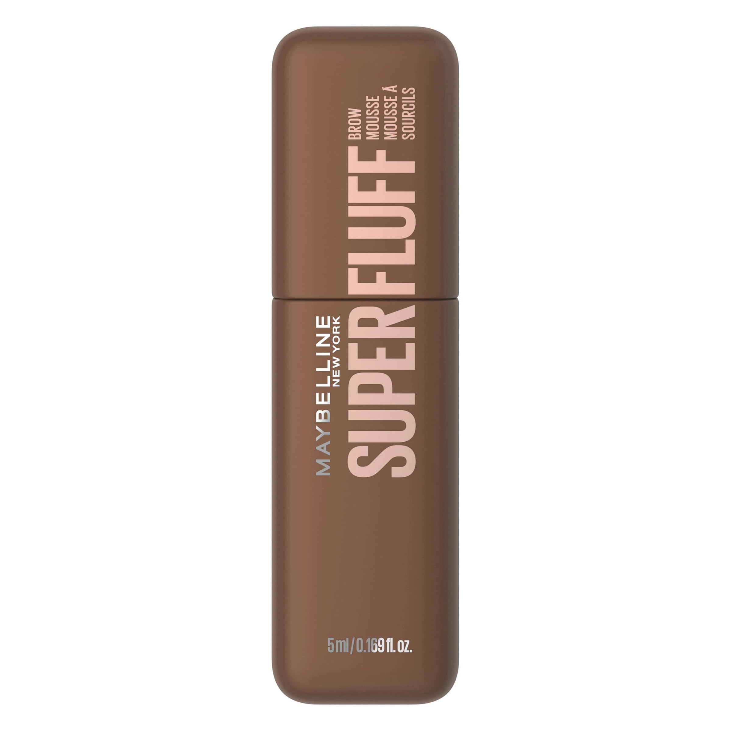 Maybelline New York Superfluff Eyebrow Mousse 255 Soft Brown, Airy Eyebrow Makeup for Fluffy & Voluminous Eyebrows, 5 ml