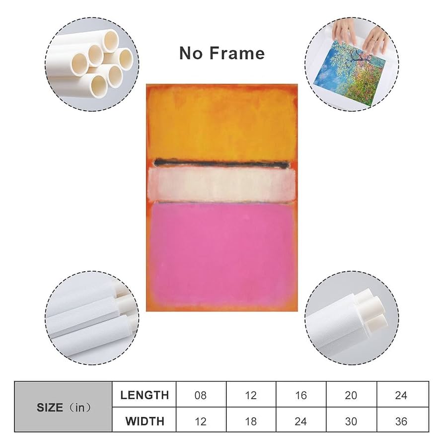 Amazon.co.jp: Mark Rothkoマーク・ロスコ画家の作品「ホワイト