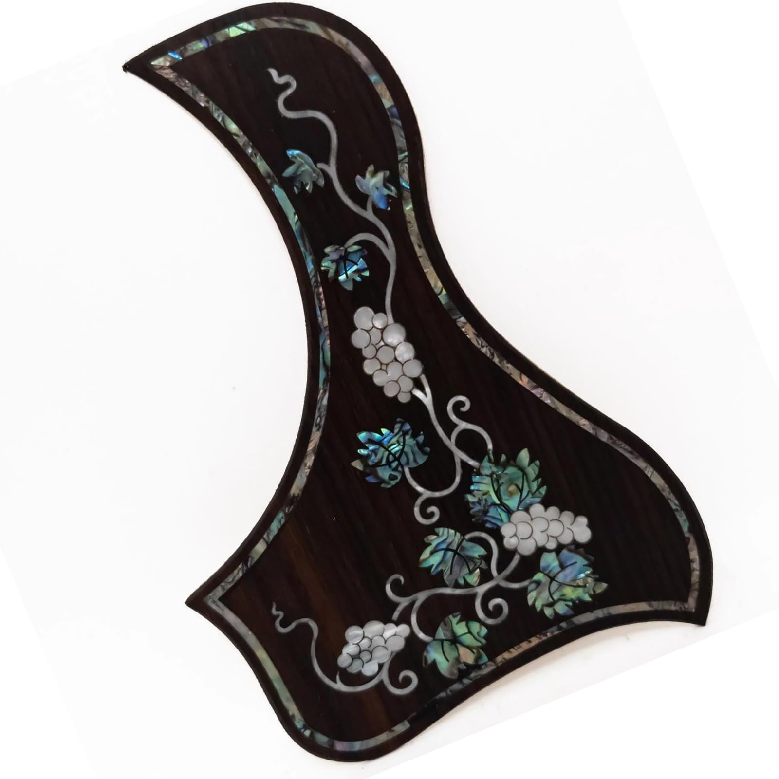 Pickguard do gitary akustycznej dla początkujących Płytka ochronna do gitary akustycznej z palisandru ręcznie inkrustowana część zamienna do instrumentu muzycznego(SN01)