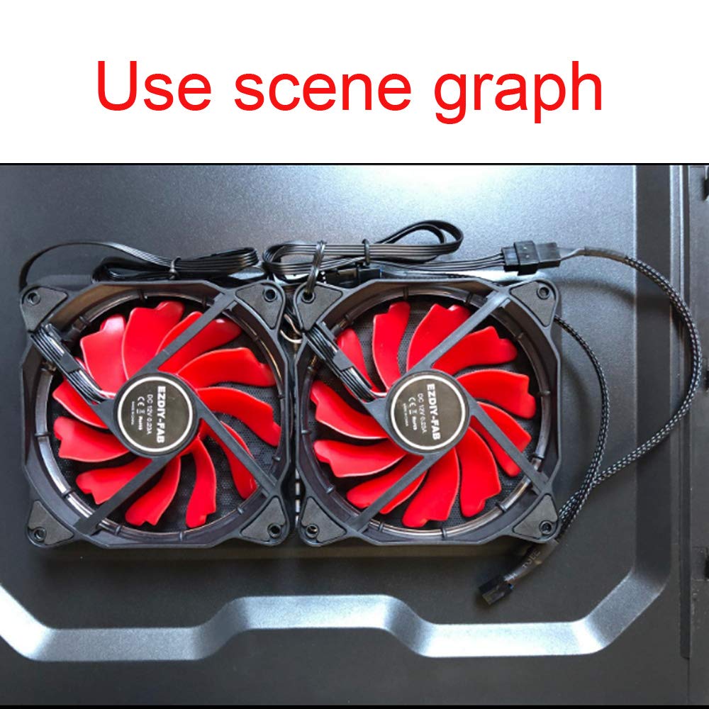 Cavo Splitter Ventola PC 3 Pezzi - Convertitore PWM 4 Pin Da 1 A 3 Per Ventole Computer - Foto 10